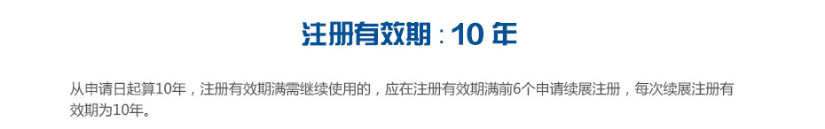 臺(tái)灣商標(biāo)注冊有效期