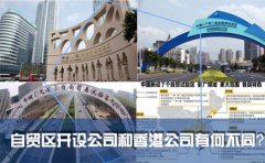 在國內的自貿區(qū)開設公司和注冊香港公司有何不同？